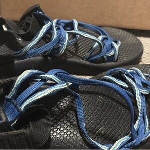 Chaco Women's Sandals with Blue and Black Straps